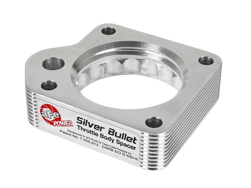 aFe Silver Bullet Throttle Body Spacer for Improved Airflow T-6061 Billet Alu...