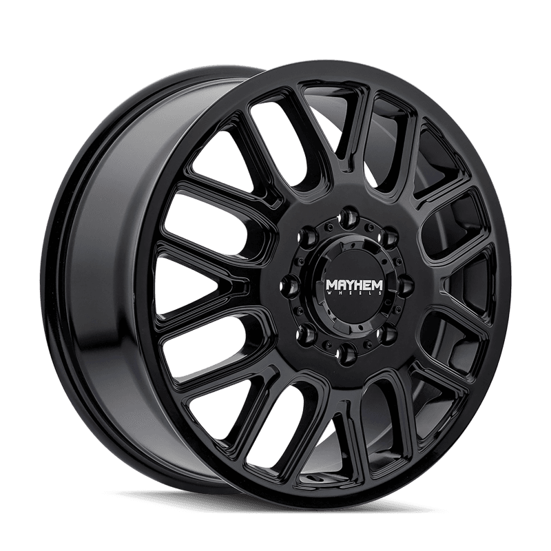 Mayhem Cogent Dually 20x8.25 8x200 BP 115mm Offset 142mm Hub Gloss Black Wheel