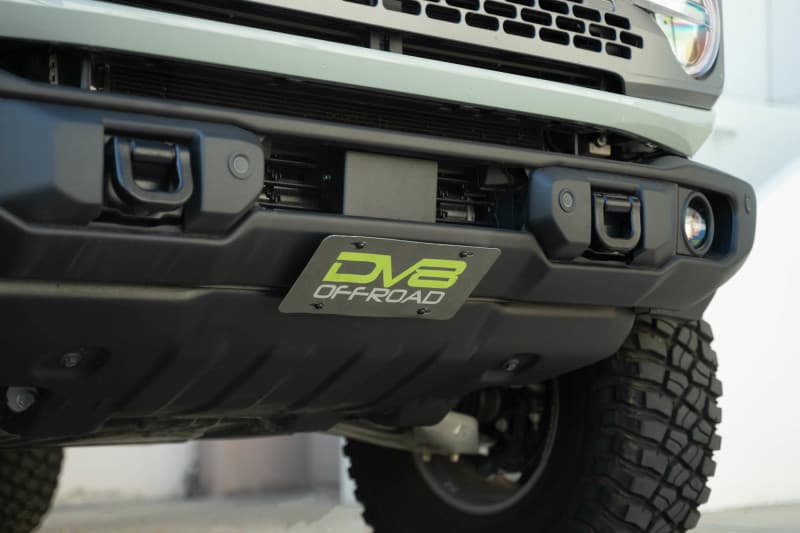 DV8 Offroad Front License Plate Mount for OEM Capable Steel Bumper Micro-Text... - Image 2