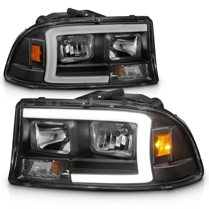 ANZO Crystal Headlights for Chevy C6 Clear Lens LED DRL Replacement - Image 3