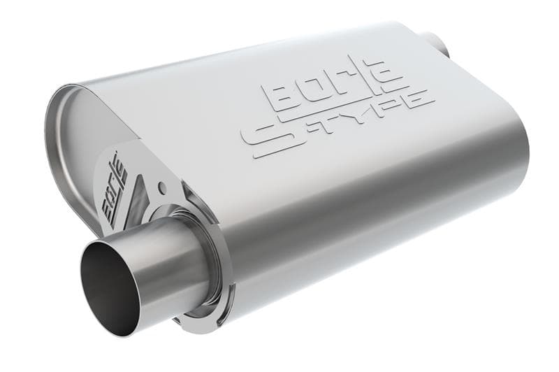 Borla CrateMuffler Directional T-304 Stainless Steel Muffler for Crate Engines - Image 2