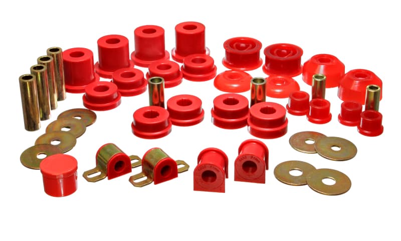 Energy Suspension Hyper-Flex Polyurethane Bushings Red - Image 3