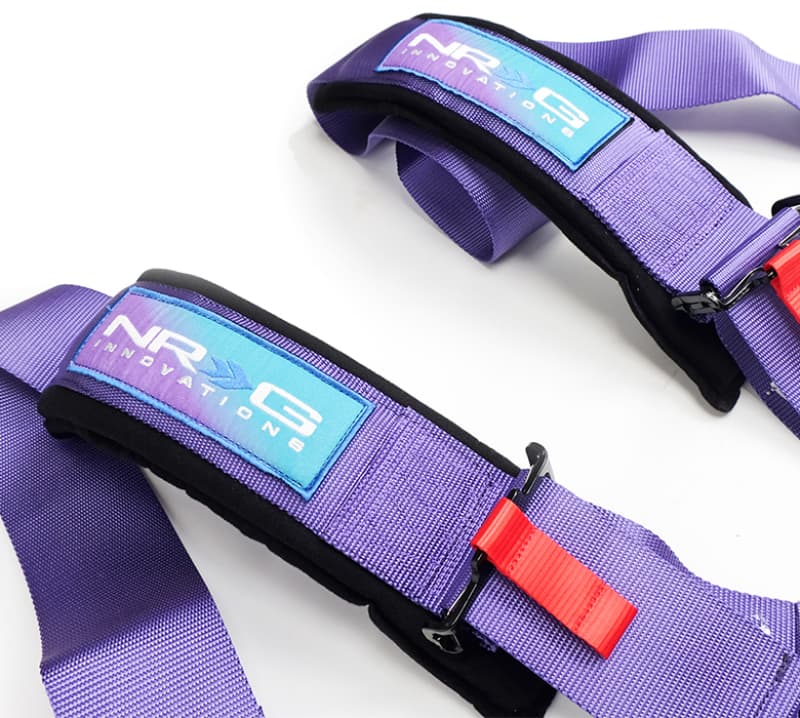NRG 5PT 3-Inch SFI 16.1 Seat Belt Harness with Pads Cam Lock - Image 3
