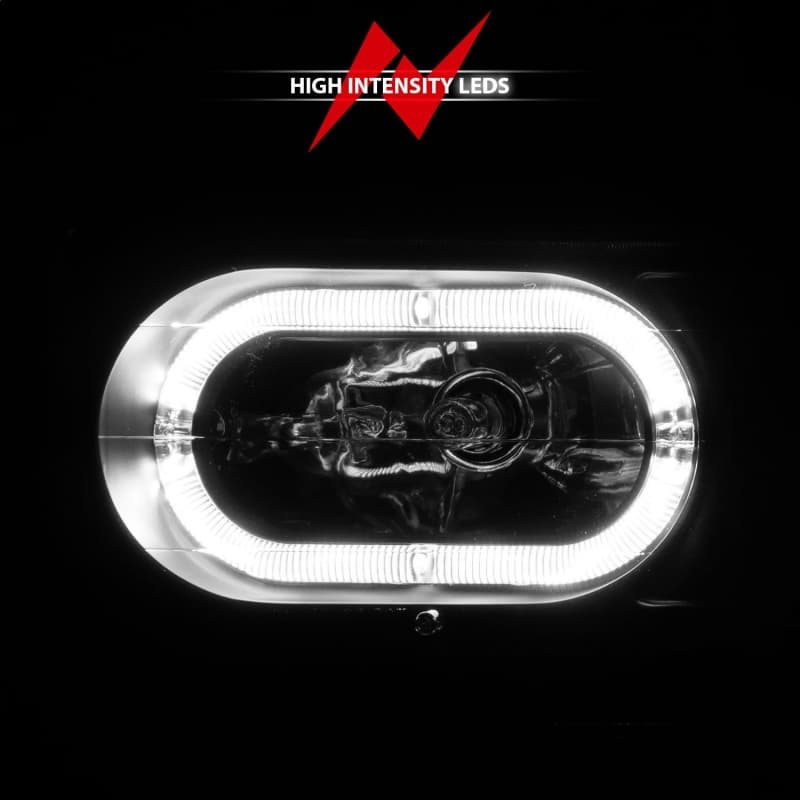 ANZO Crystal Headlights Clear Lens Black Housing Not for Sealed Beam - Image 4