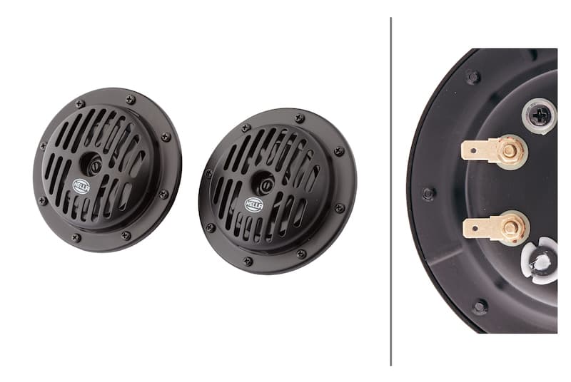 Hella DL50 Series Disc Horn Heavy Tone Riveted Assembly Durable Weatherproof - Image 5