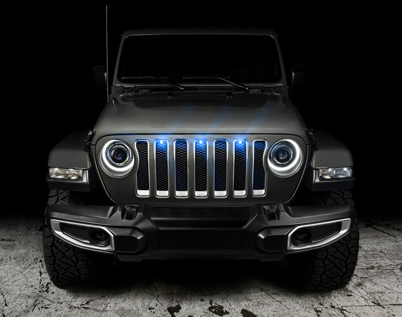 ORACLE Lighting Grille LED Kit for Jeep Wrangler JL Pre-Runner Style 3x 3W LEDs - Image 2