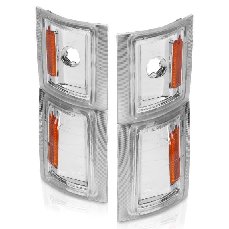 ANZO Cornering Light Assembly for Vehicle Euro Clear Lens Black Housing Pair - Image 3