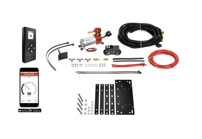 Firestone Air Cmd Compressor Kit with Non-Drill Mounting Plate