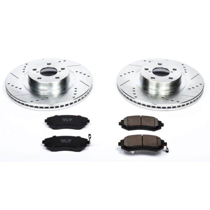 PowerStop Z23 Evolution Brake Kit for Daily Driver Carbon-Fiber Ceramic Pads