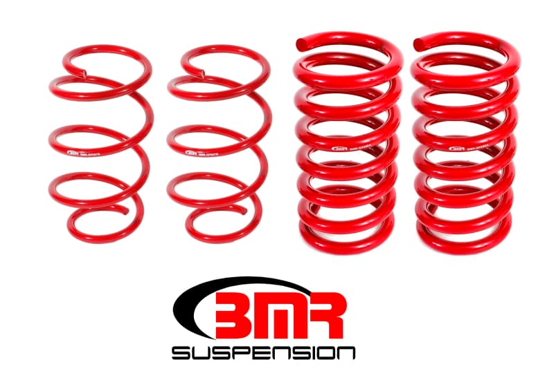 BMR Suspension Lowering Springs for 2015-2024 Mustang S550/S650 Chrome Silico...