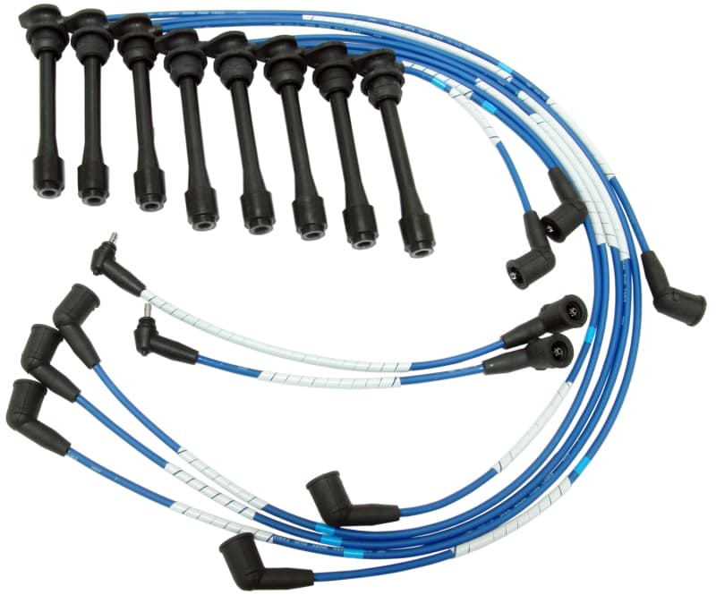 NGK Spark Plug Wire Set Variable Pitch Resistor Cables with EMI/RFI Suppression