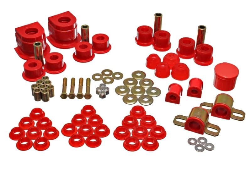 Energy Suspension Hyper-Flex Polyurethane Bushings Red