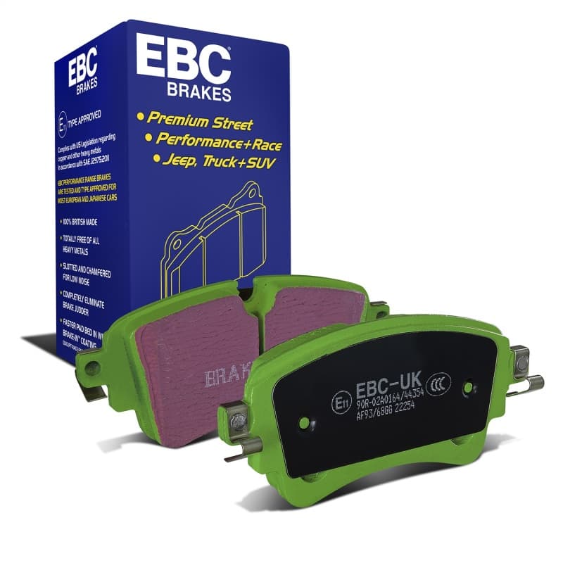EBC Greenstuff Brake Pad Set for Premium Street Driving High Temp 600°C