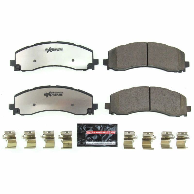 PowerStop Z36 Ceramic Truck & Tow Brake Pads for Trucks & SUVs Low-Dust Carbo...
