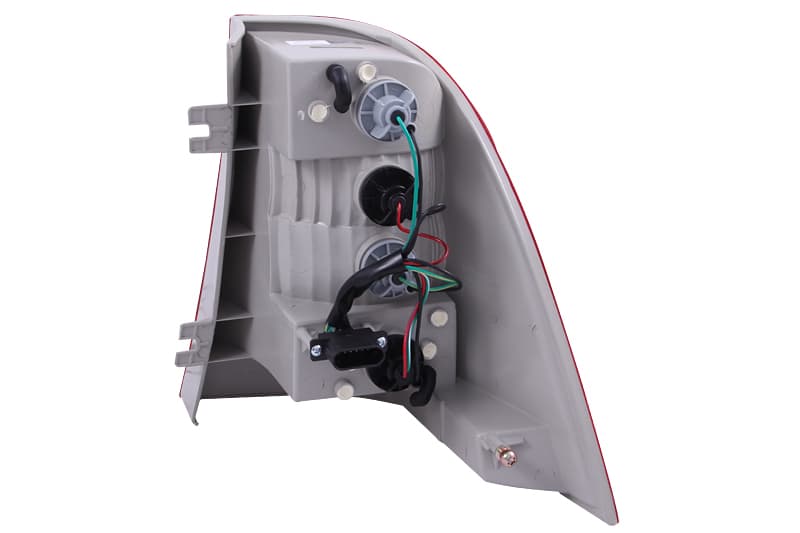 ANZO Tail Light Assembly Pair Clear Lens Chrome Housing - Image 4