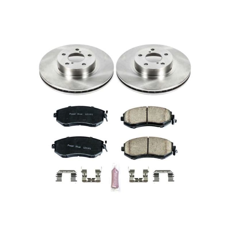 PowerStop Z17 Autospecialty Brake Kit for Daily Drivers with Ceramic Pads