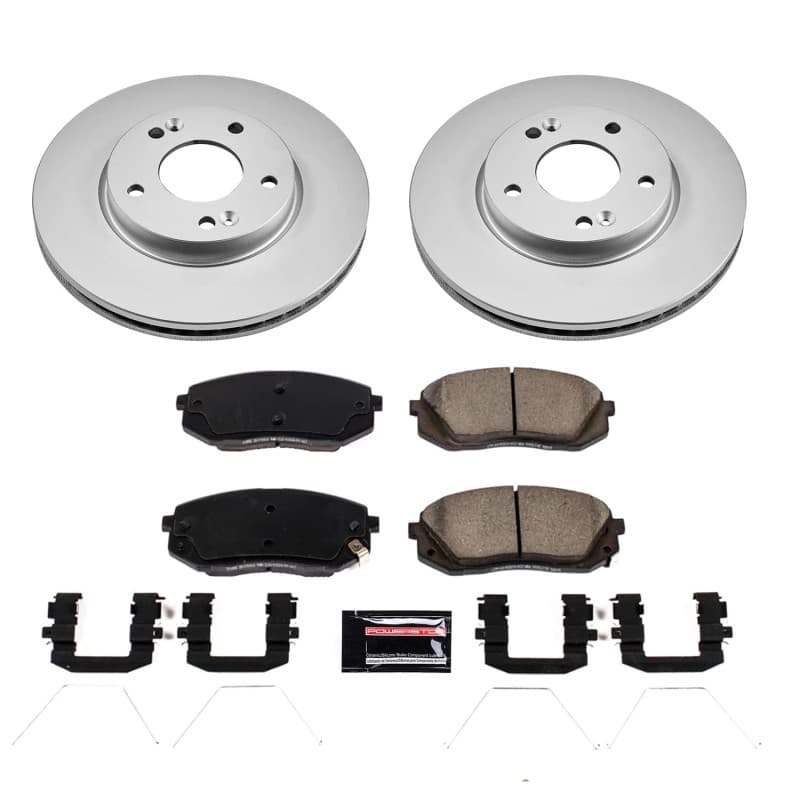 PowerStop Z17 Evolution Coated Rotor Brake Kit for Daily-Driven Vehicles