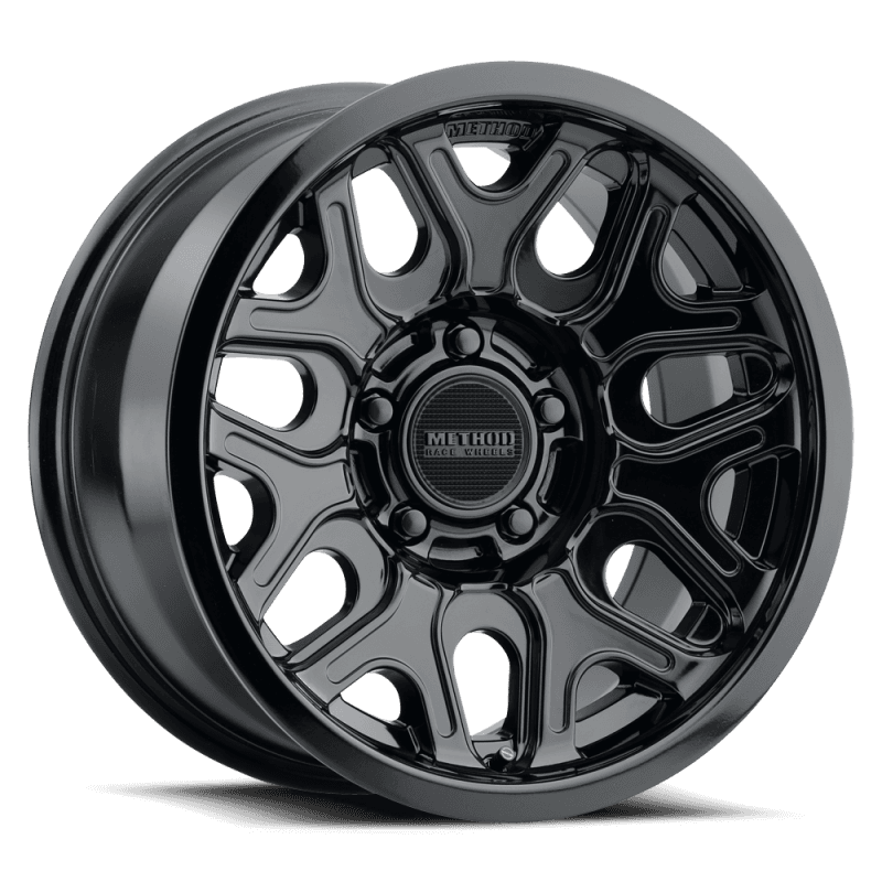 Method Wheels 322 Split Spoke Wheel Gloss Black with Center Cap