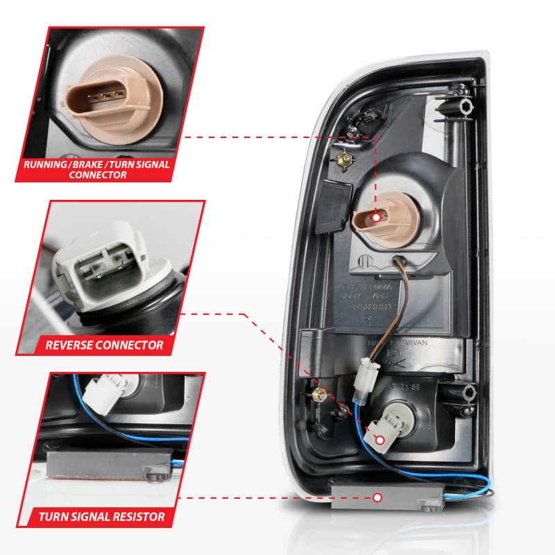 ANZO LED Taillights for Chevy C6 6-Piston 355mm - Image 5