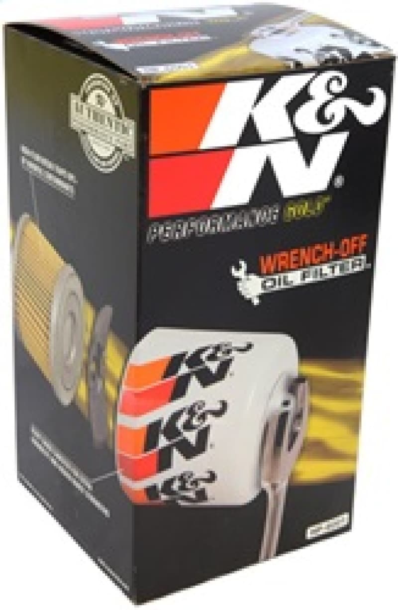 K&N Engineering Oil Filter HP-6001 with Welded Hex Nut for Quick Removal - Image 4