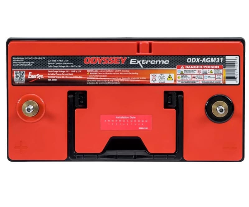 Odyssey Battery AGM2 TPPL Battery ODX-AGM31 High Power Thin Plate Pure Lead - Image 3