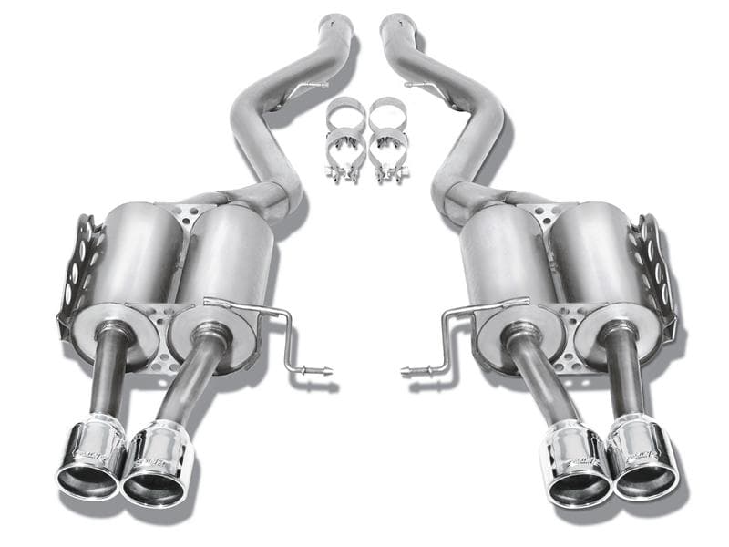 Borla Axle Back Exhaust for Chevy C6 T-304 Stainless Steel Chrome Tips - Image 5