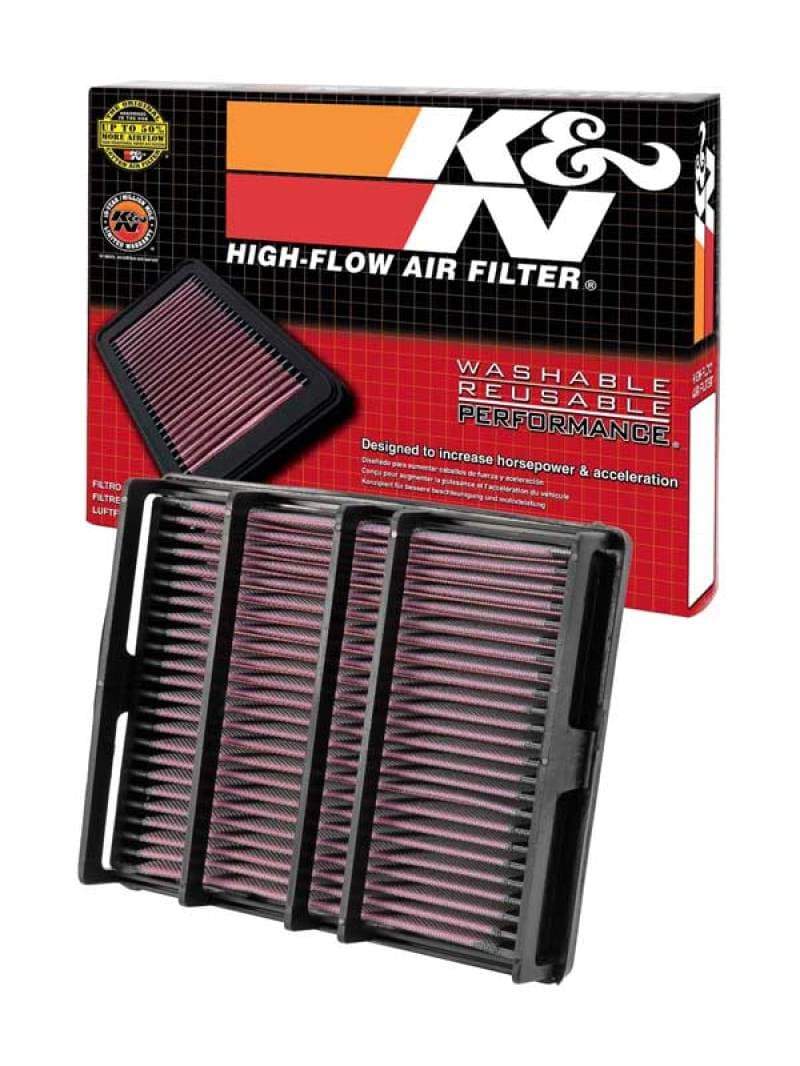 K&N Engineering Drop-In High-Flow Washable Air Filter 33-2054 - Image 3