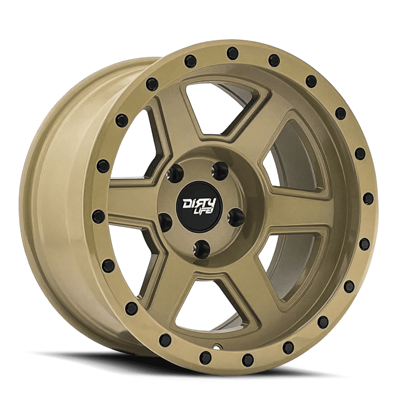 Dirty Life 9315 Compound 17x9 6x139.7 106mm Hub Desert Sand Wheel