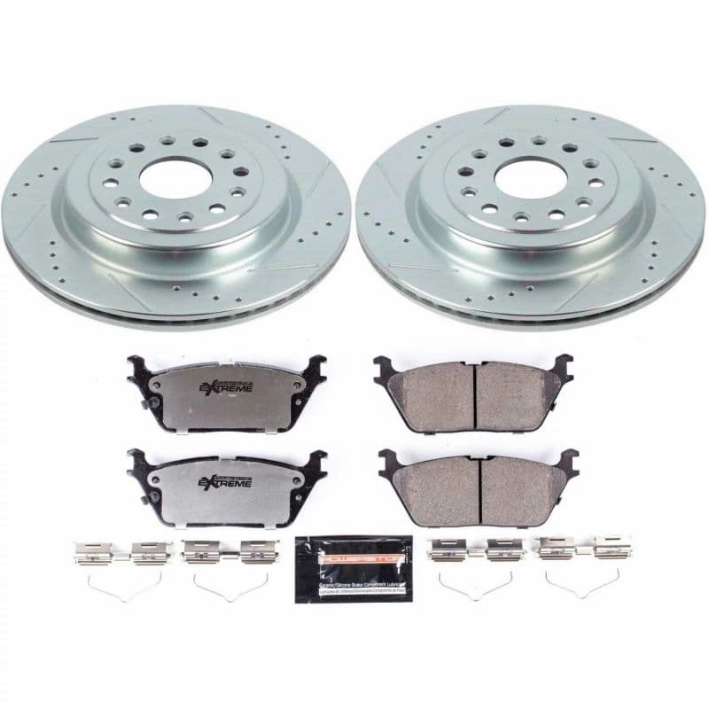 PowerStop Z36 Truck & Tow Brake Kit for Trucks 4x4 SUVs Ceramic Carbon-Fiber ...
