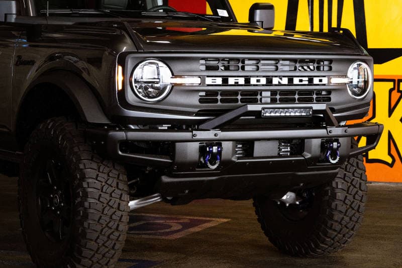 DV8 Offroad Front Bull Bar for OEM Modular Steel Bumper with 13" LED Light Ba... - Image 4