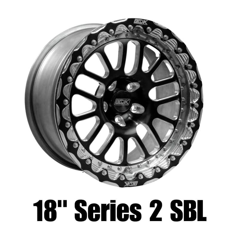 Belak Wheels Series 2 18x11 6.75in BS 5x112 High Pad Single Beadlock Wheel