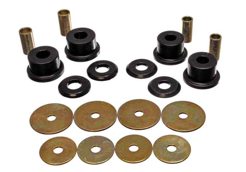 Energy Suspension Subframe Bushings for Multiple Vehicles Black Polyurethane - Image 2