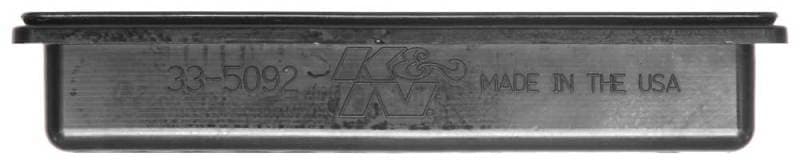 K&N Engineering Drop-In High-Flow Air Filter Washable Reusable 33-5092 - Image 3