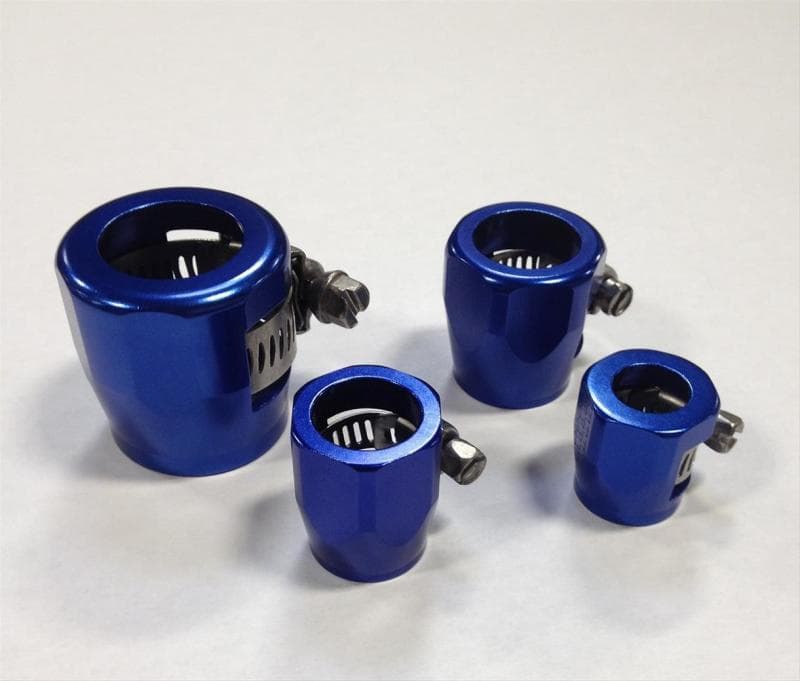 Fragola EZ Clamp Hose Ends for -10AN Blue