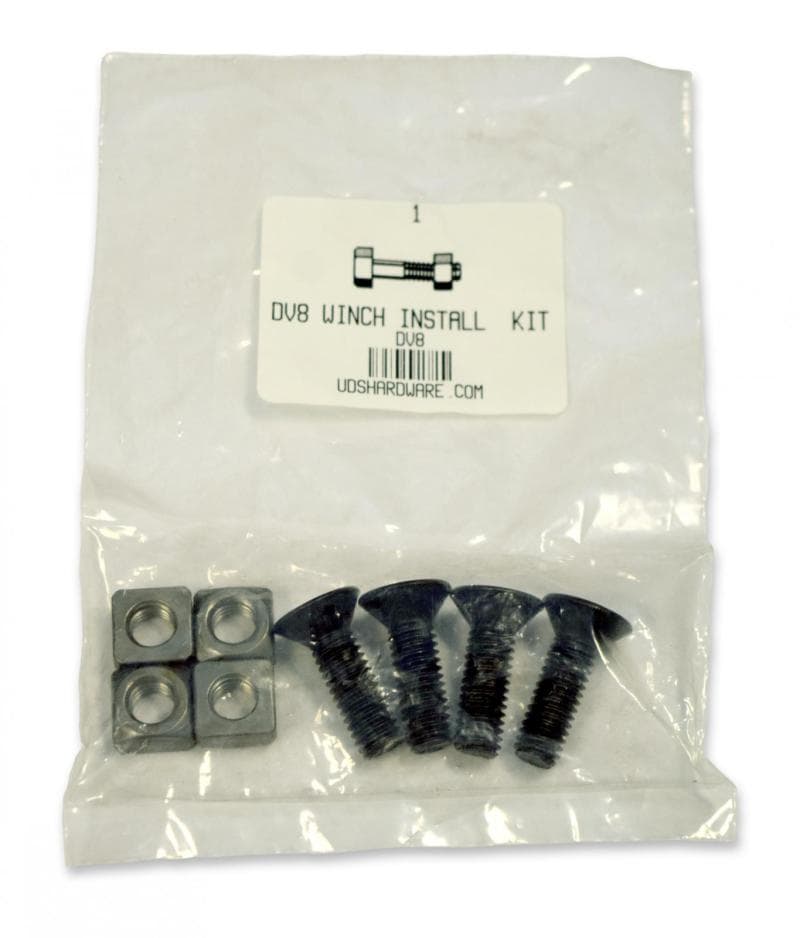 DV8 Offroad Winch Mounting Kit for 12K Winches with Winch Plates