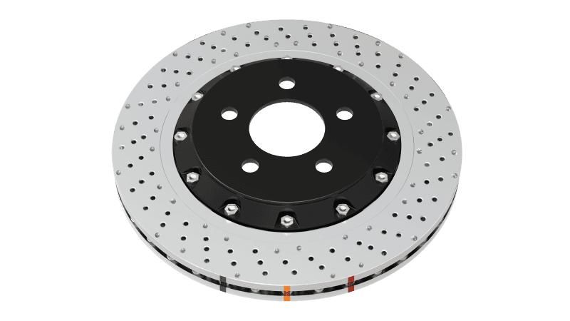 DBA 5000 Series Drilled Rotors XD Non-Directional Cross Drilled & Dimpled - Image 4