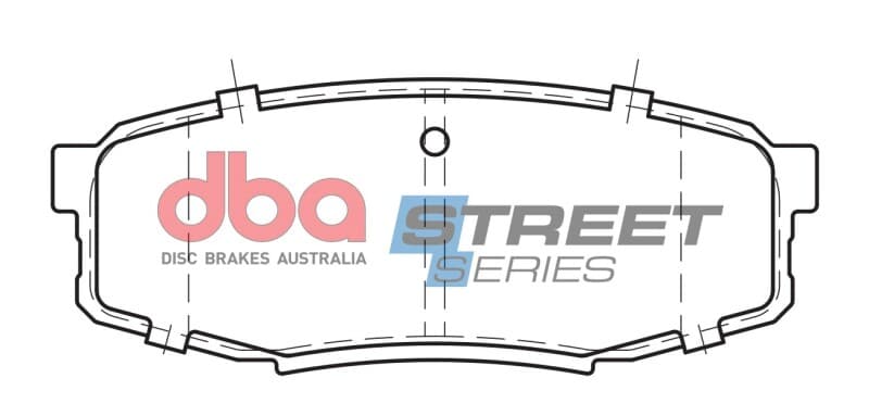 DBA Street Series Brake Pads for Chevy C6 6-Piston Front