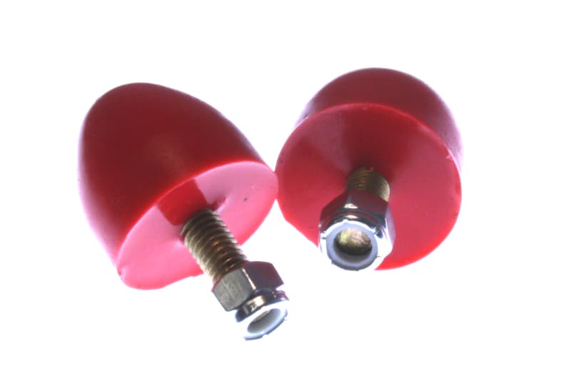 Energy Suspension Bump Stops for Control Arms Red Hyper-Flex Polyurethane - Image 4