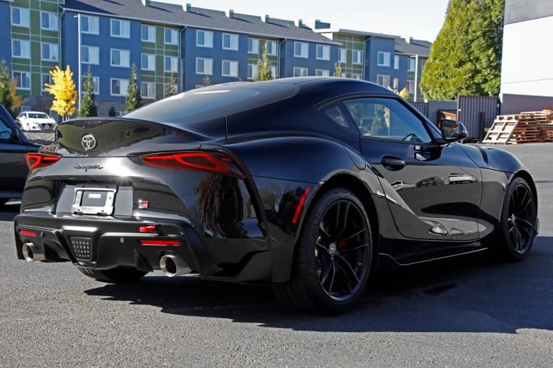 Perrin Performance Tow Hook Kit for 2020-2025 Toyota Supra Rear Red - Image 3