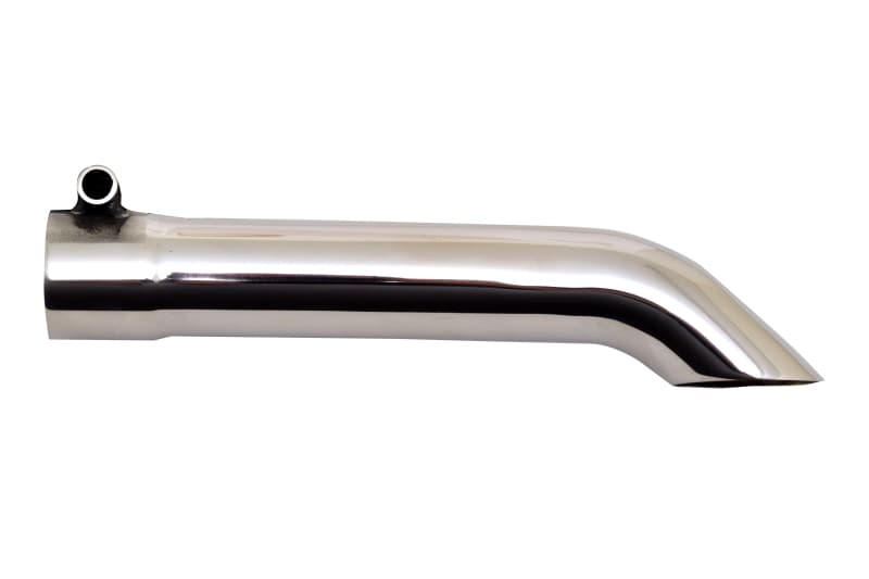 Gibson Exhaust Tip Stainless Steel Polished Turn Down with Clampless Bolt-On