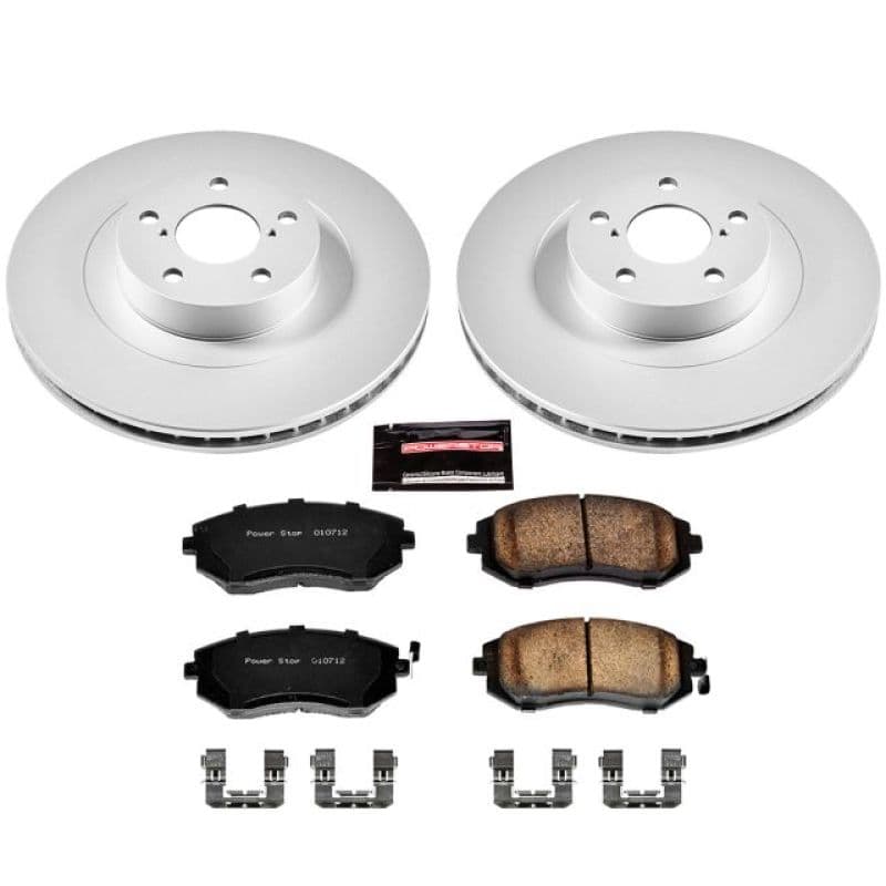 PowerStop Z17 Evolution Coated Rotor Brake Kit for Daily-Driven Vehicles