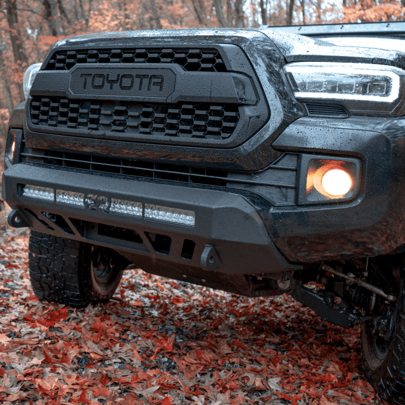 Cali Raised LED Stealth Bumper for 16-23 Toyota Tacoma - No Bull Bar, No Ligh...