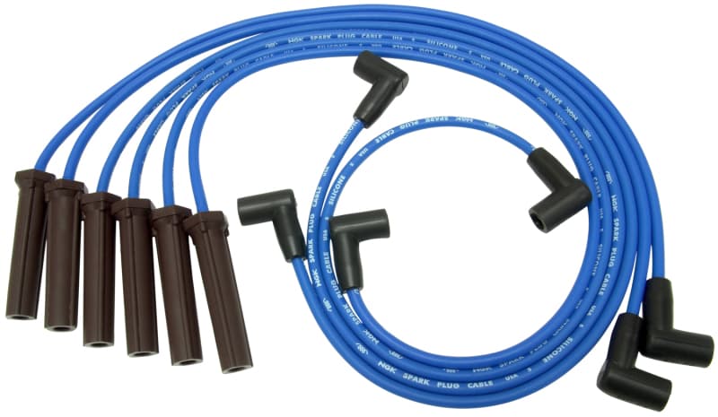 NGK Spark Plug Wire Set 51021 Ultra-Low Resistance Silicone Jacket