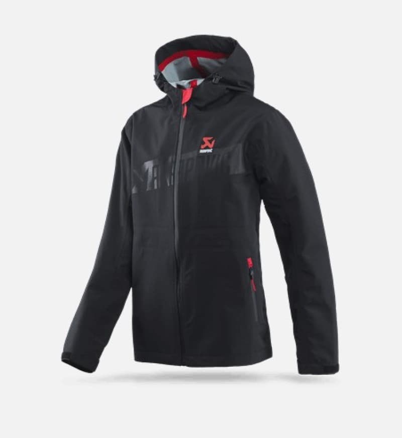Akrapovic Mens Corpo Rain Jacket Black XL