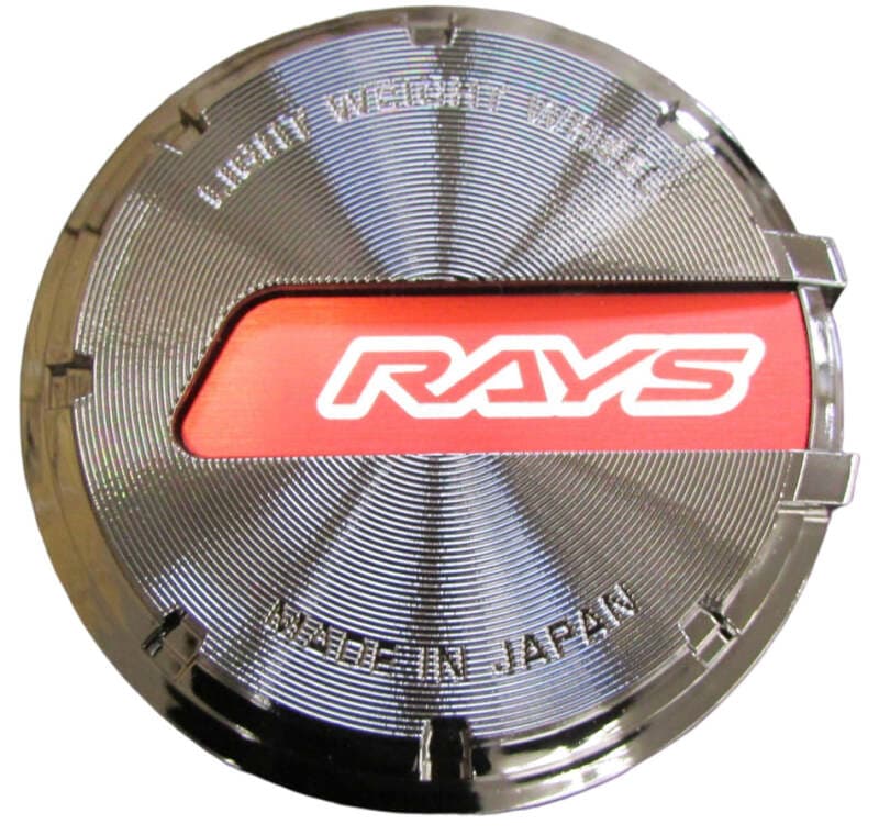 Gram Lights Center Cap Black-Chrome/Red for 57DR/57CR Wheels