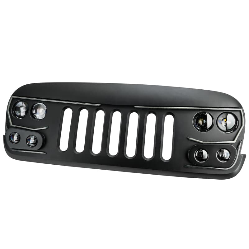 ORACLE Lighting Vector Series Grill for Jeep Wrangler JK with Integrated LED ... - Image 2