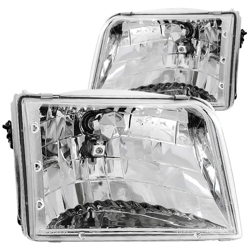 ANZO Crystal Headlights for Chevy C6 Clear Lens Replacement