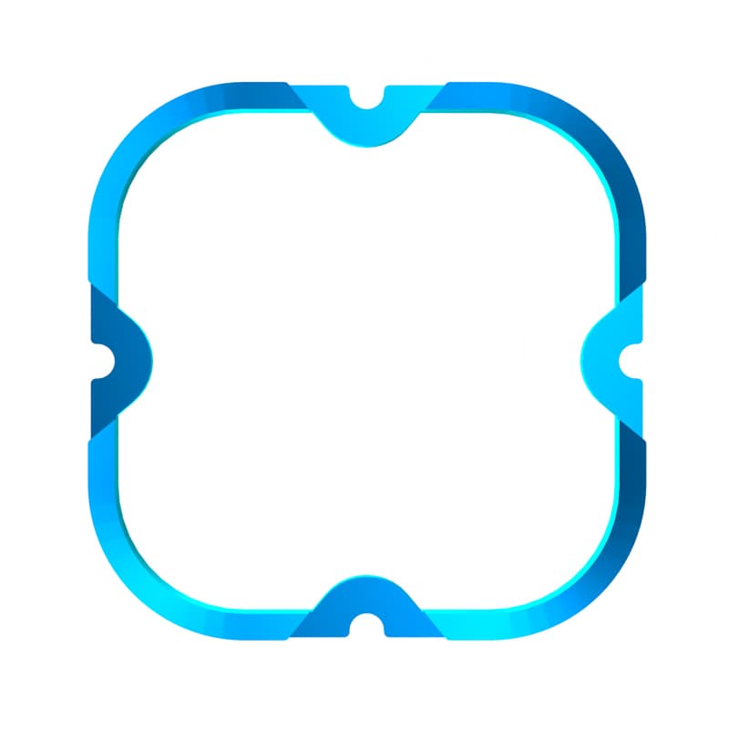 KC HiLiTES FLEX ERA 4 Blue Bezel Replacement for FLEX ERA 4 LEDs