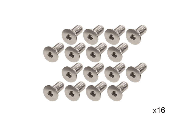 Kentrol Windshield Bolts for 87-95 Jeep Wrangler YJ 16-Pack Stainless Steel