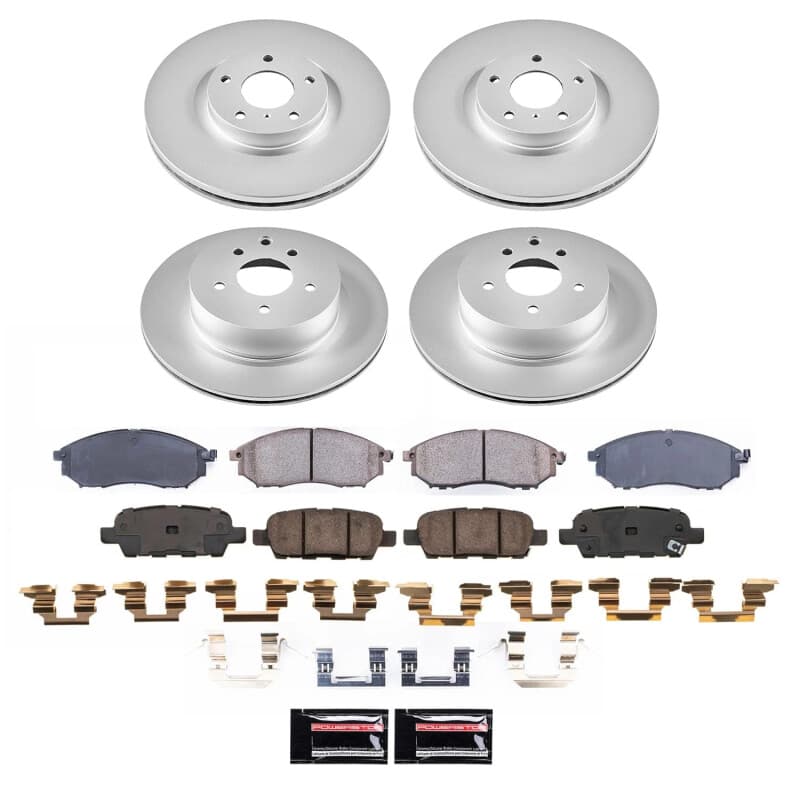 PowerStop Z17 Evolution Coated Rotor Brake Kit for Daily-Driven Vehicles